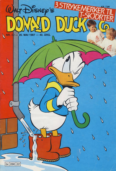 Cover for Donald Duck & Co (Hjemmet / Egmont, 1948 series) #22/1987