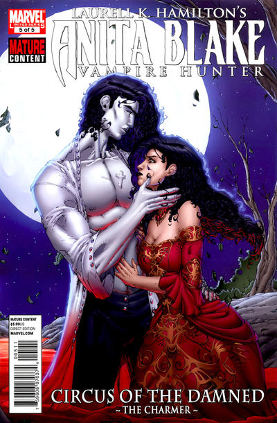 Cover for Anita Blake: Circus of the Damned - The Charmer (Marvel, 2010 series) #5
