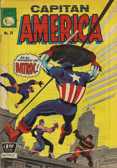 Cover for Capitán América (Editora de Periódicos, S. C. L. "La Prensa", 1968 series) #20