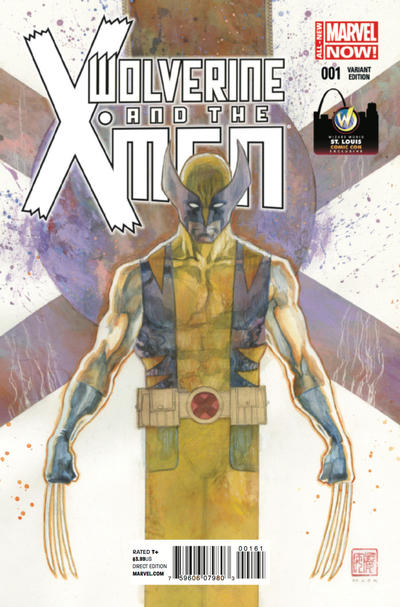 Cover for Wolverine & the X-Men (Marvel, 2014 series) #1 [Wizard World St Louis Comic Con Variant by David Mack]