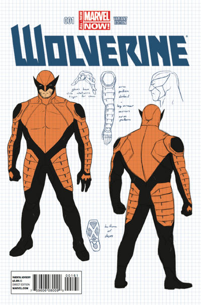 Cover for Wolverine (Marvel, 2014 series) #1 [Variant Cover - Kris Anka]