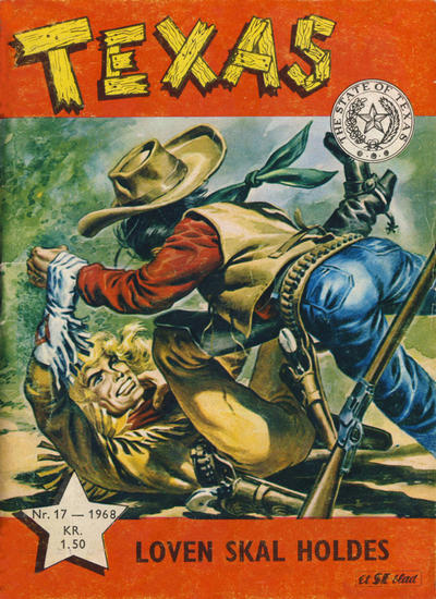 Cover for Texas (Serieforlaget / Se-Bladene / Stabenfeldt, 1953 series) #17/1968