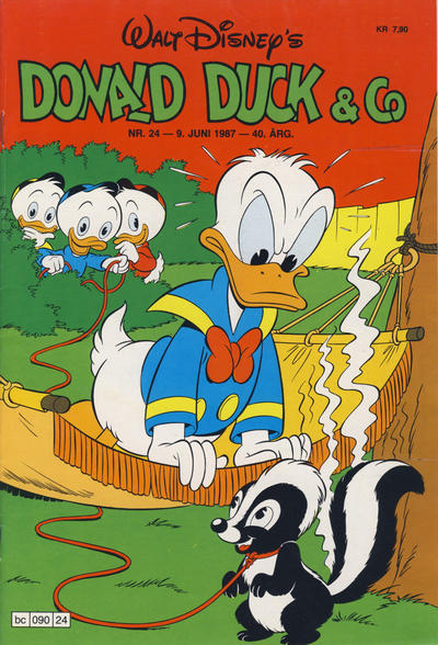 Cover for Donald Duck & Co (Hjemmet / Egmont, 1948 series) #24/1987