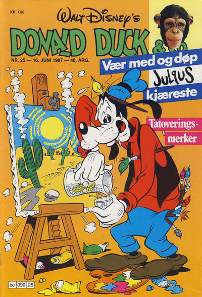 Cover for Donald Duck & Co (Hjemmet / Egmont, 1948 series) #25/1987