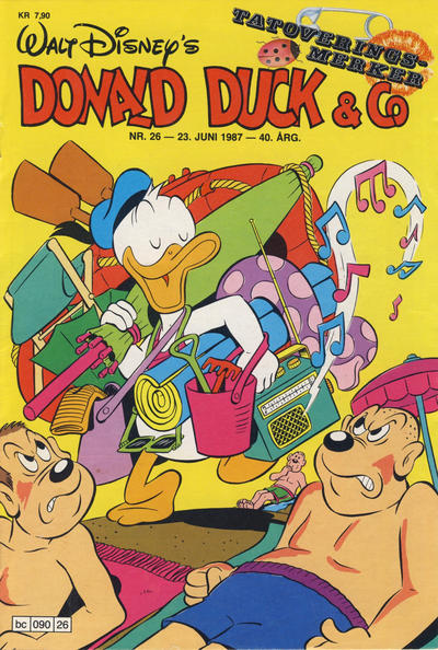 Cover for Donald Duck & Co (Hjemmet / Egmont, 1948 series) #26/1987