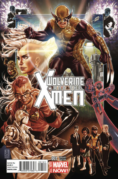 Cover for Wolverine & the X-Men (Marvel, 2014 series) #1 [Mark Brooks Variant]