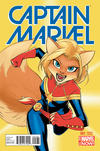 Cover for Captain Marvel (Marvel, 2014 series) #1 [Lopez Animal Variant]