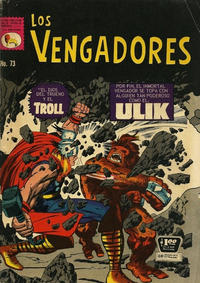 Cover Thumbnail for Los Vengadores (Editora de Periódicos, S. C. L. "La Prensa", 1965 series) #73