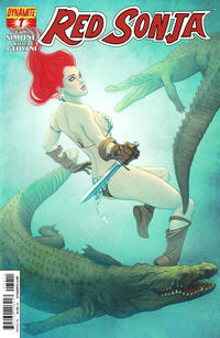Cover Thumbnail for Red Sonja (Dynamite Entertainment, 2013 series) #7 [Main Cover Jenny Frison]