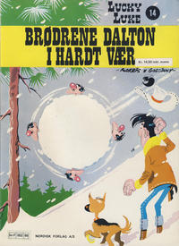 Cover for Lucky Luke (Nordisk Forlag, 1973 series) #14 - Brødrene Dalton i hardt vær