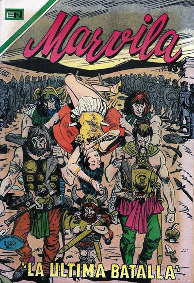 Cover for Marvila, la Mujer Maravilla (Editorial Novaro, 1955 series) #178