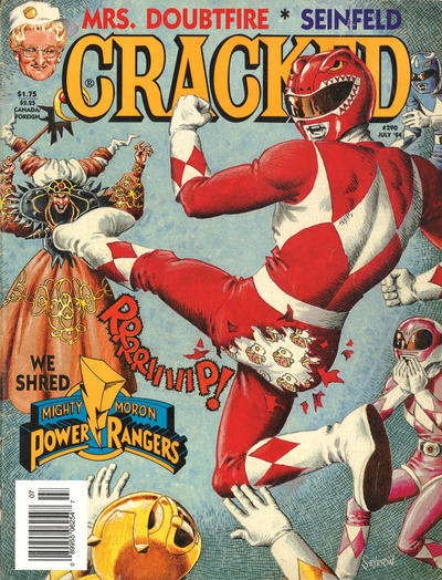 Cover for Cracked (Globe Communications, 1985 series) #290