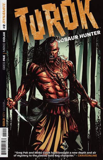 Cover for Turok: Dinosaur Hunter (Dynamite Entertainment, 2014 series) #2