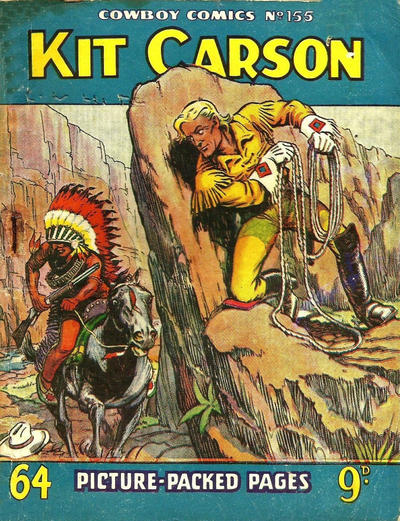 Cover for Cowboy Comics (Amalgamated Press, 1950 series) #155