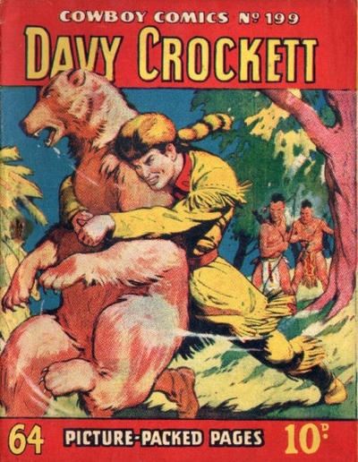 Cover for Cowboy Comics (Amalgamated Press, 1950 series) #199