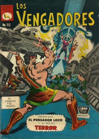 Cover for Los Vengadores (Editora de Periódicos, S. C. L. "La Prensa", 1965 series) #112