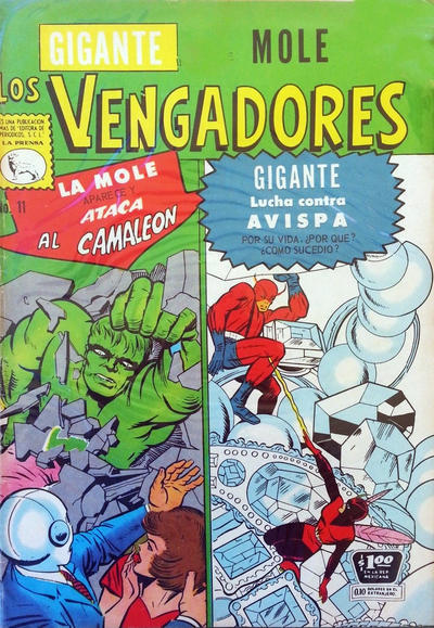 Cover for Los Vengadores (Editora de Periódicos, S. C. L. "La Prensa", 1965 series) #11