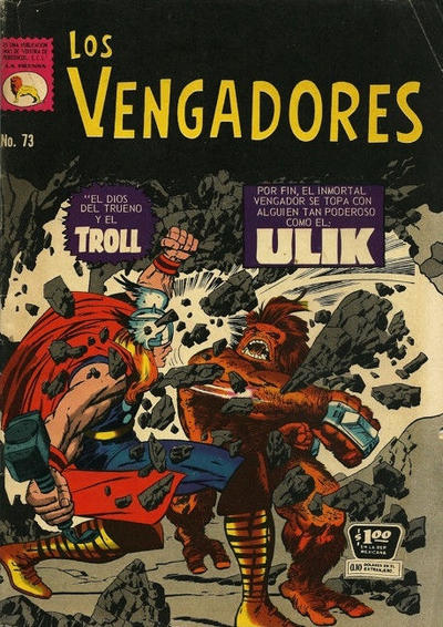 Cover for Los Vengadores (Editora de Periódicos, S. C. L. "La Prensa", 1965 series) #73