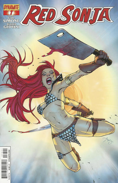 Cover for Red Sonja (Dynamite Entertainment, 2013 series) #7 [Amy Reeder Variant Cover]