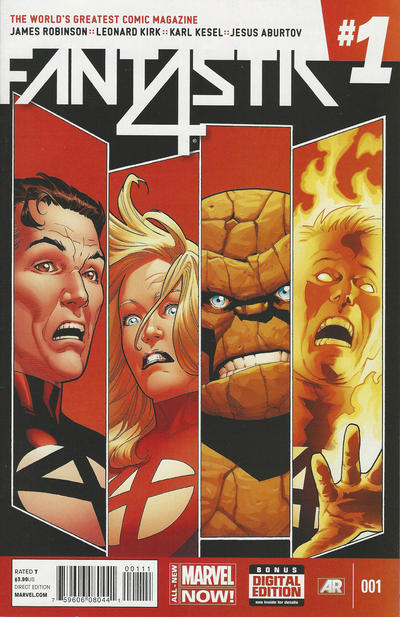 Cover for Fantastic Four (Marvel, 2014 series) #1 [Leonard Kirk Cover]