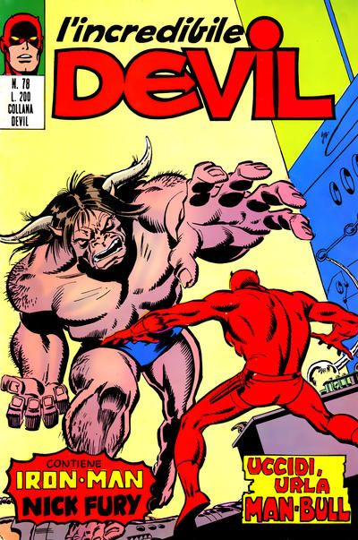 Cover for L'Incredibile Devil (Editoriale Corno, 1970 series) #78