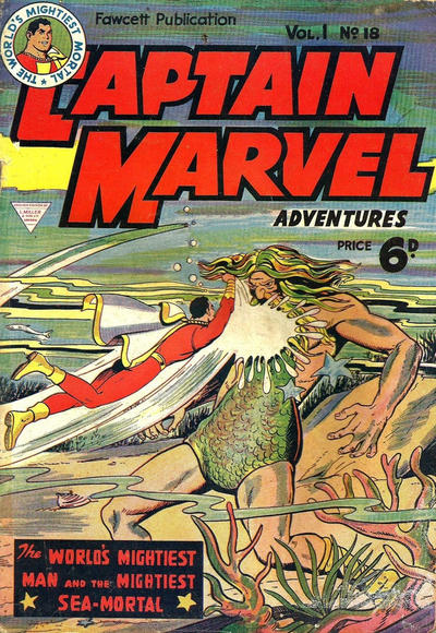 Cover for Captain Marvel [Captain Marvel Adventures] (L. Miller & Son, 1953 series) #v1#18