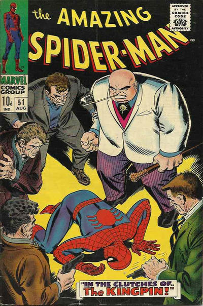 Cover for The Amazing Spider-Man (Marvel, 1963 series) #51 [British]