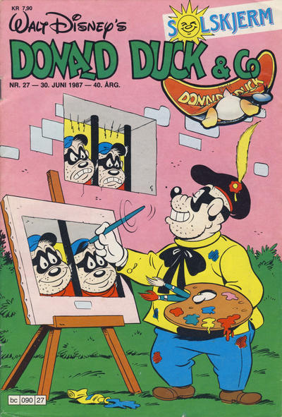 Cover for Donald Duck & Co (Hjemmet / Egmont, 1948 series) #27/1987