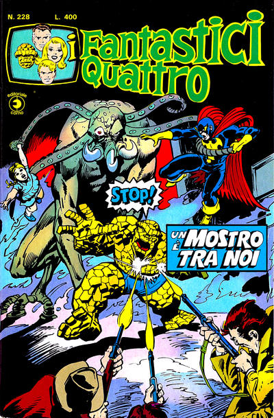 Cover for I Fantastici Quattro (Editoriale Corno, 1971 series) #228