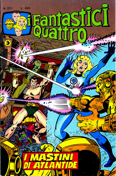 Cover for I Fantastici Quattro (Editoriale Corno, 1971 series) #231