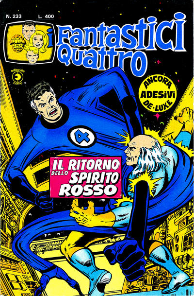 Cover for I Fantastici Quattro (Editoriale Corno, 1971 series) #233