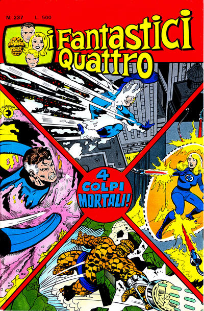 Cover for I Fantastici Quattro (Editoriale Corno, 1971 series) #237