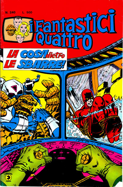 Cover for I Fantastici Quattro (Editoriale Corno, 1971 series) #240