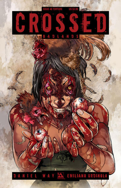 Cover for Crossed Badlands (Avatar Press, 2012 series) #48 [Torture Variant Cover by Fernando Heinz]