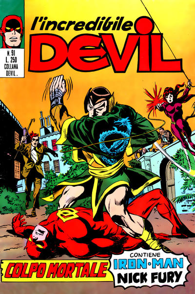 Cover for L'Incredibile Devil (Editoriale Corno, 1970 series) #91