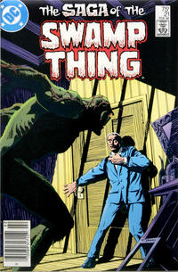 Cover for The Saga of Swamp Thing (DC, 1982 series) #21 [Newsstand]