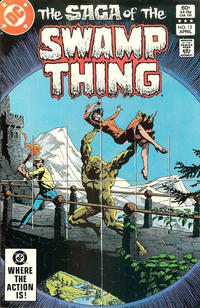 Cover for The Saga of Swamp Thing (DC, 1982 series) #12 [Direct]
