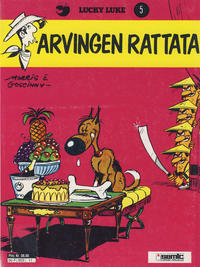 Cover for Lucky Luke (Semic, 1977 series) #5 - Arvingen Rattata [4. opplag]
