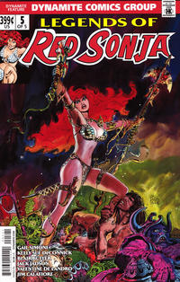 Cover Thumbnail for Legends of Red Sonja (Dynamite Entertainment, 2013 series) #5 [Exclusive Subscription Cover]