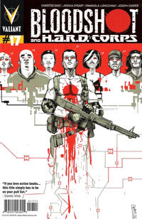 Cover Thumbnail for Bloodshot and H.A.R.D.Corps (Valiant Entertainment, 2013 series) #17 [Cover A - Riley Rossmo]