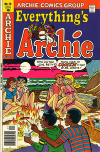 Cover Thumbnail for Everything's Archie (Archie, 1969 series) #78