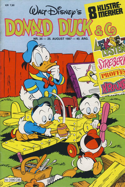 Cover for Donald Duck & Co (Hjemmet / Egmont, 1948 series) #35/1987