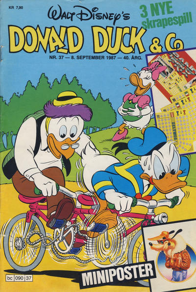 Cover for Donald Duck & Co (Hjemmet / Egmont, 1948 series) #37/1987
