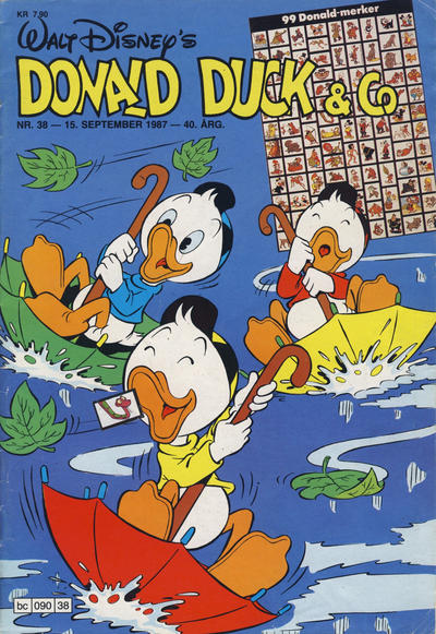 Cover for Donald Duck & Co (Hjemmet / Egmont, 1948 series) #38/1987