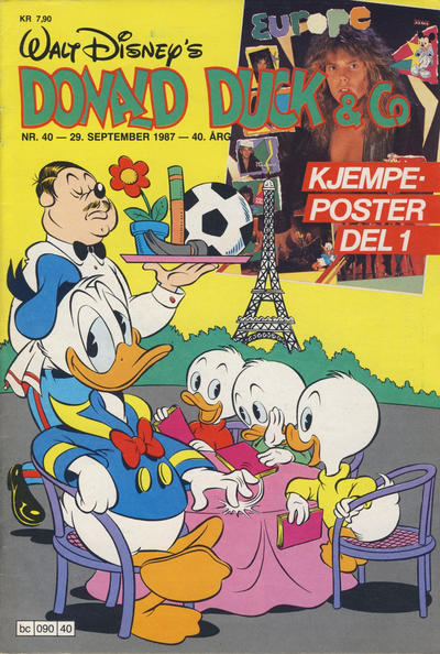 Cover for Donald Duck & Co (Hjemmet / Egmont, 1948 series) #40/1987