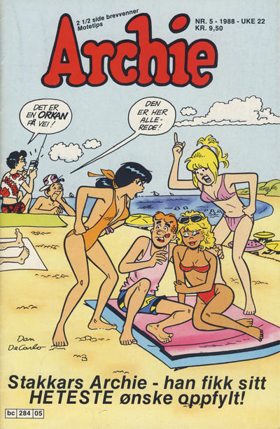 Cover for Archie (Semic, 1982 series) #5/1988