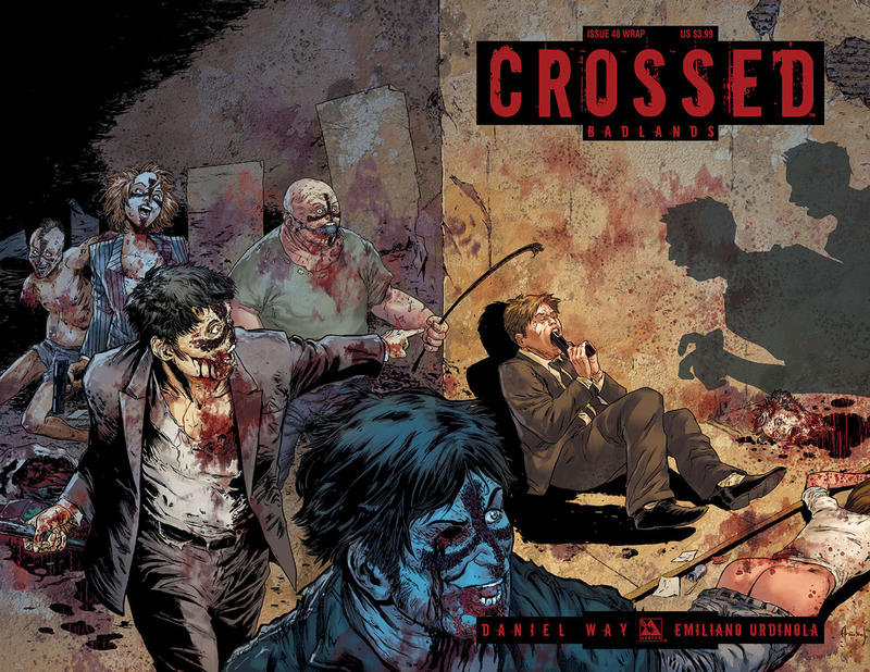 Cover for Crossed Badlands (Avatar Press, 2012 series) #48 [Wraparound Variant Cover by Rafael Ortiz]
