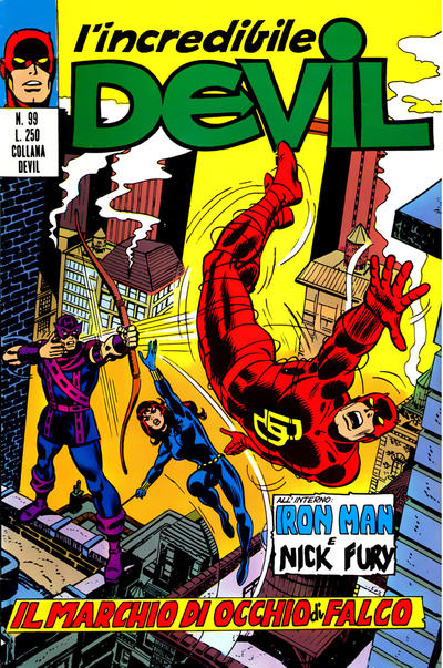 Cover for L'Incredibile Devil (Editoriale Corno, 1970 series) #99