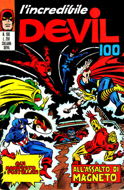 Cover for L'Incredibile Devil (Editoriale Corno, 1970 series) #100