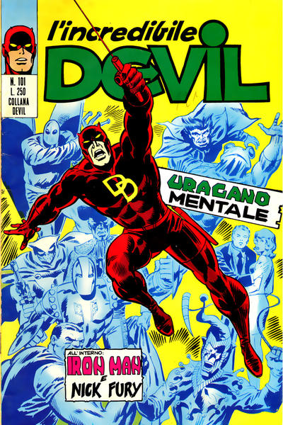 Cover for L'Incredibile Devil (Editoriale Corno, 1970 series) #101